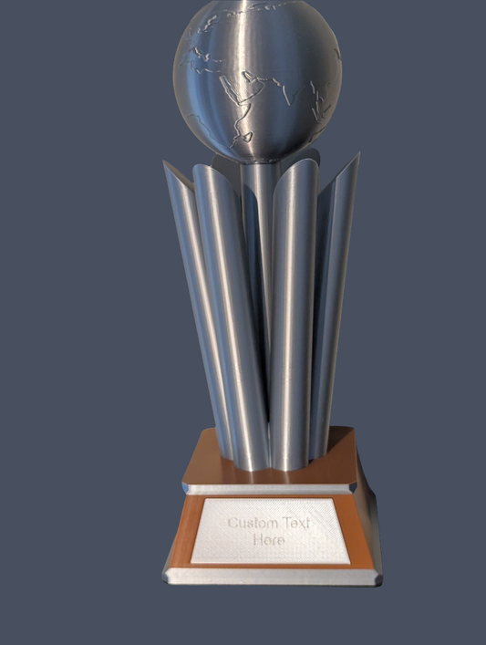Year end replica trophy