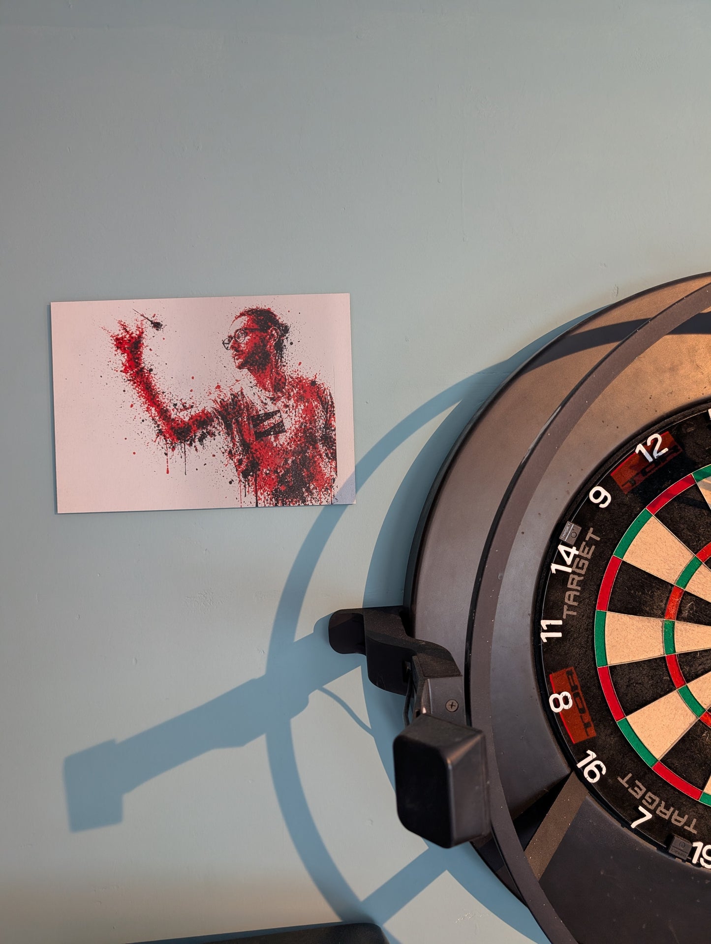 Custom Darts Player Wall Art