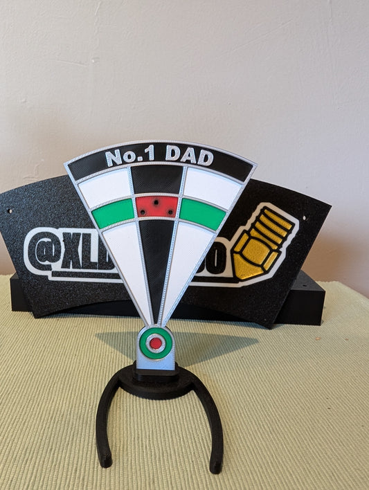 The No1 DAD darts stand