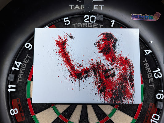 Custom Darts Player Wall Art
