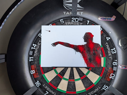 Custom Darts Player Wall Art